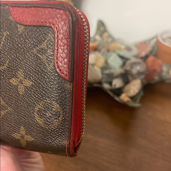 Louis Vuitton Monogram Wallet with Red Accents - Picture 11 of 14